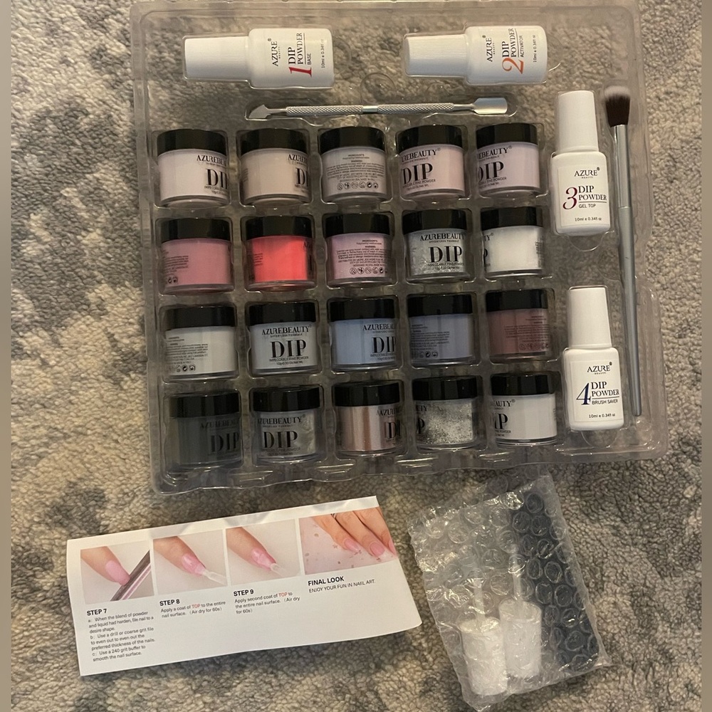 Dip powder nail kit